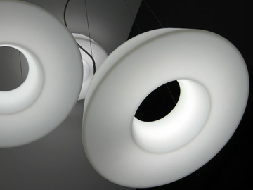 CIRCULAR POL XS - LED polyethylene pendant lamp by Martinelli Luce - view 3